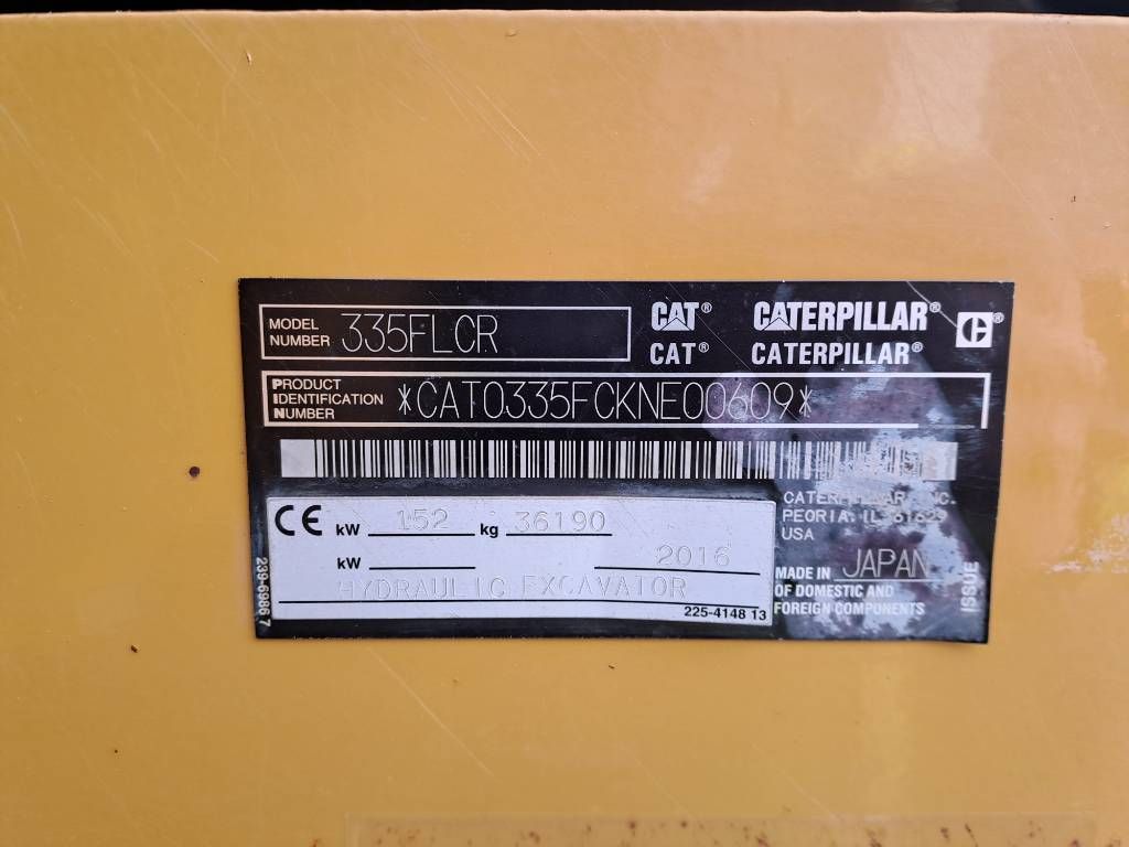 CAT 335 F L CR