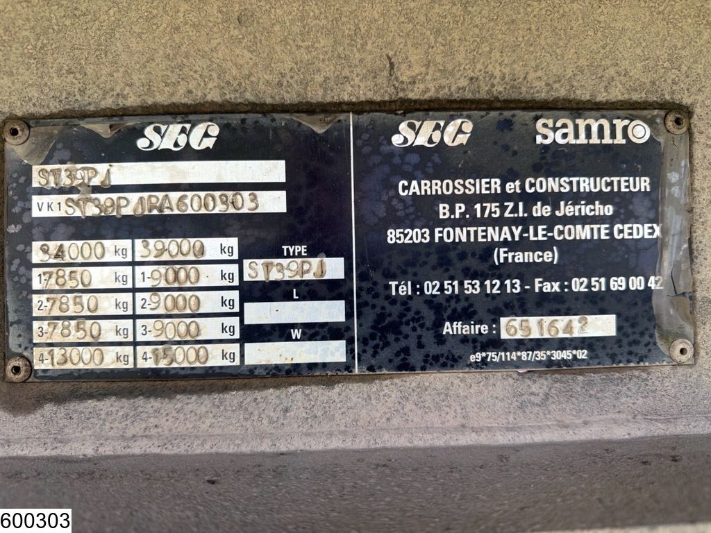Samro gesloten bak