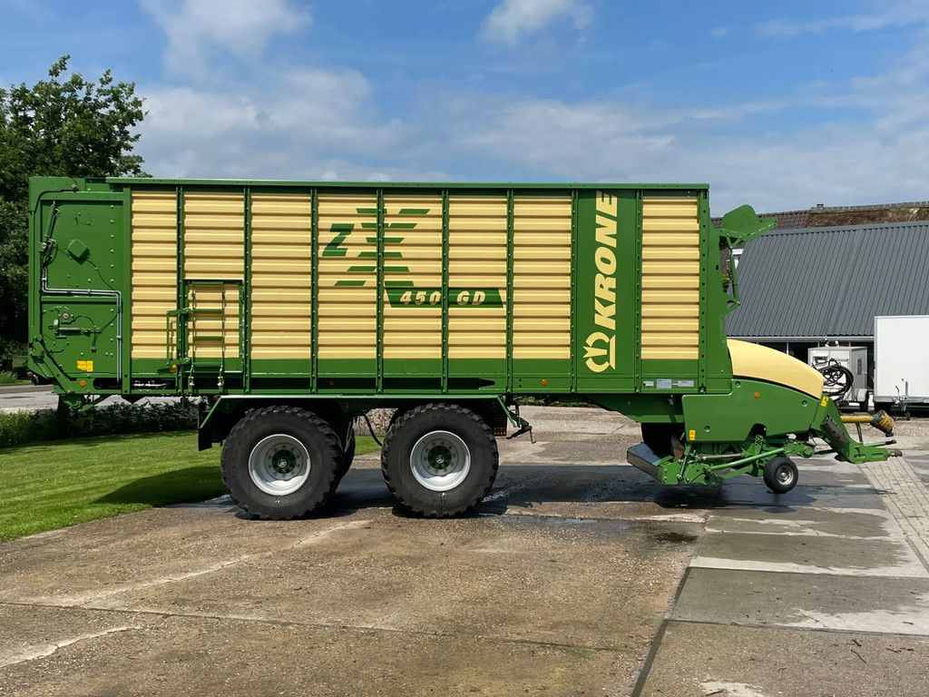Krone Zx 450 GD opraapwagen nette staat !