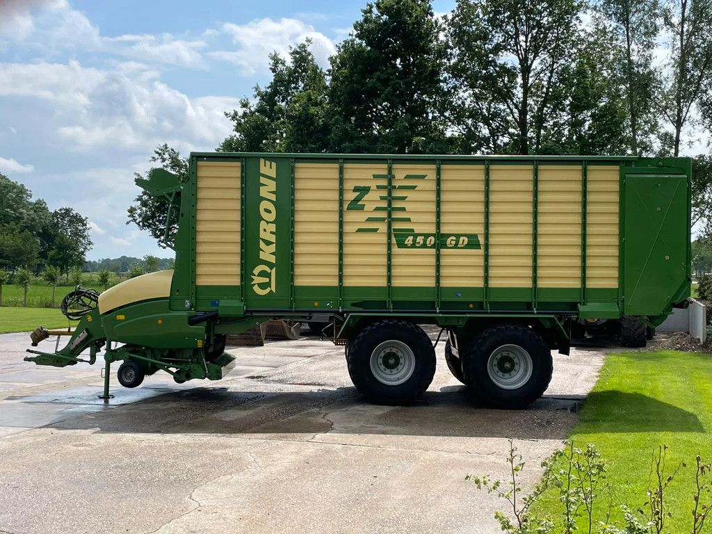 Krone Zx 450 GD opraapwagen nette staat !