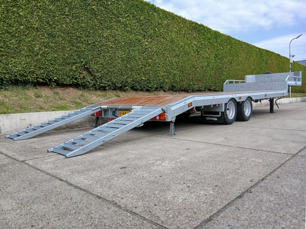 Veldhuizen 8,0-tons Semi-dieplader oplegger 6,0 m.