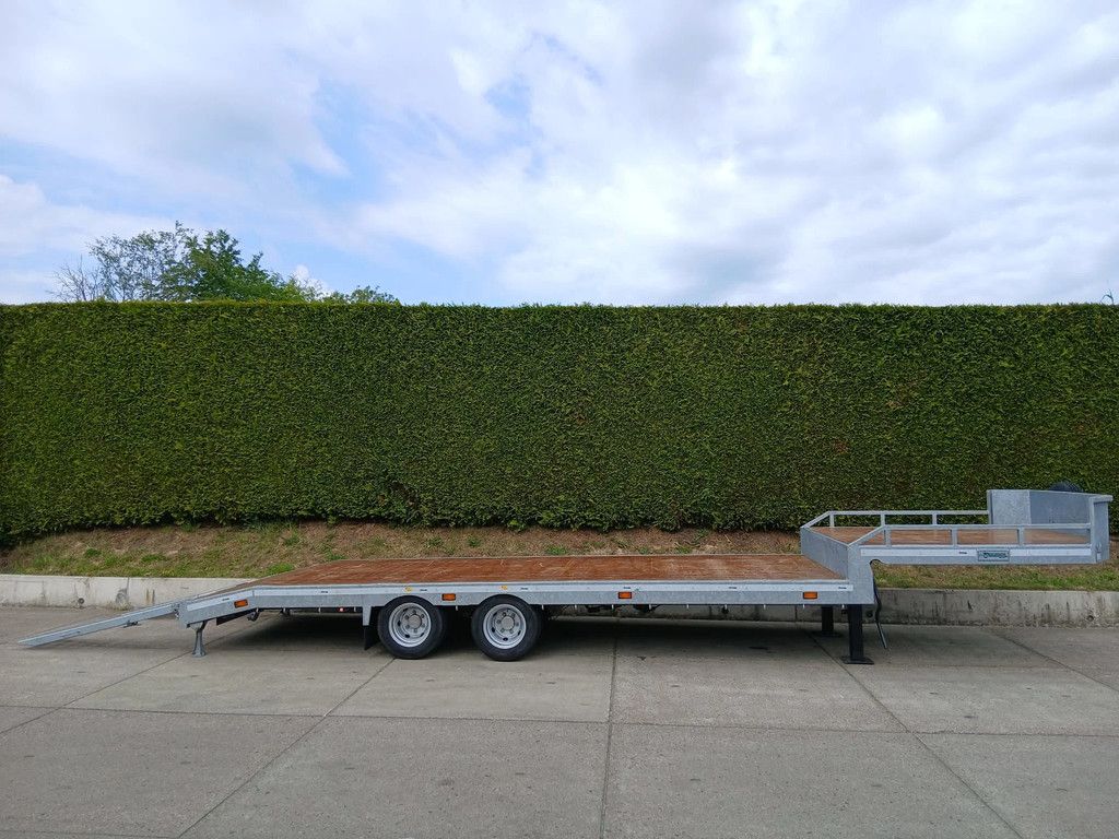 Veldhuizen 8,0-tons Semi-dieplader oplegger 6,0 m.