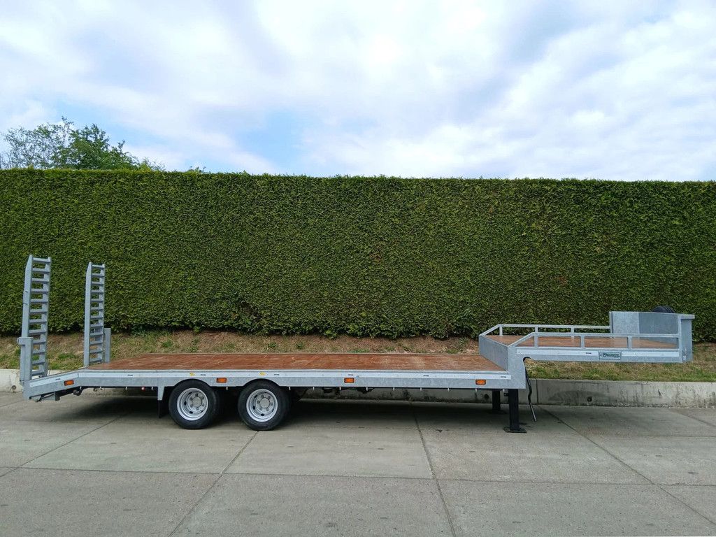 Veldhuizen 8,0-tons Semi-dieplader oplegger 6,0 m.