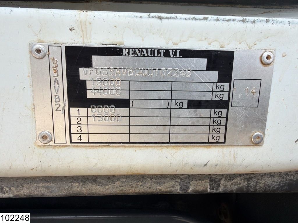 Renault Kerax 320 EURO 3, Manual, Steel