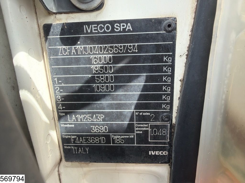 Iveco Eurocargo 160E25 EURO 5, 16234 Liter, GPL LPG