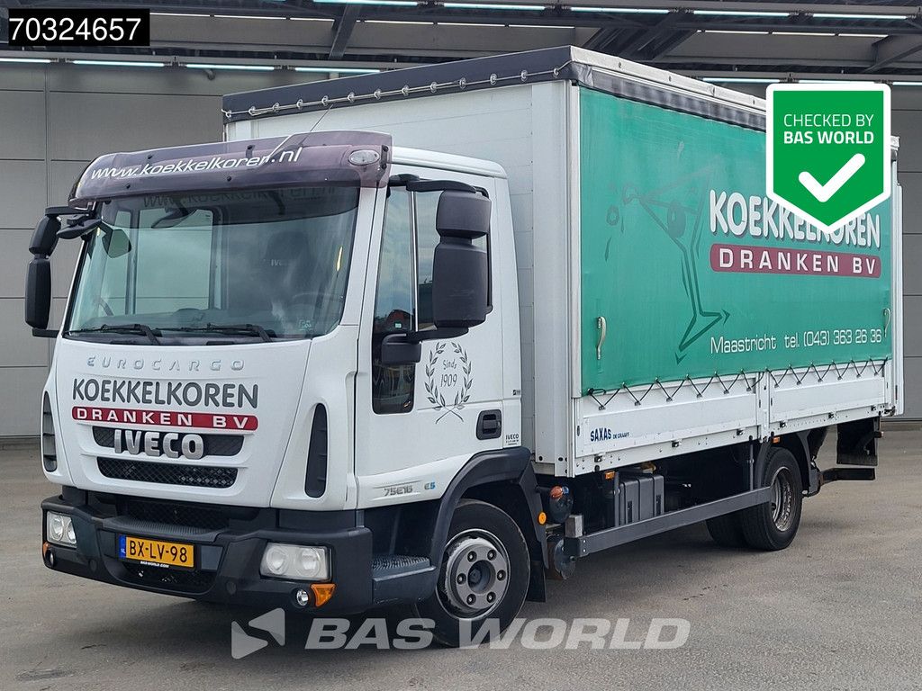 Iveco Eurocargo Eurocargo 75E160 4X2 NL-truck APK 1500kg Ladebordwand Automatic Euro 5