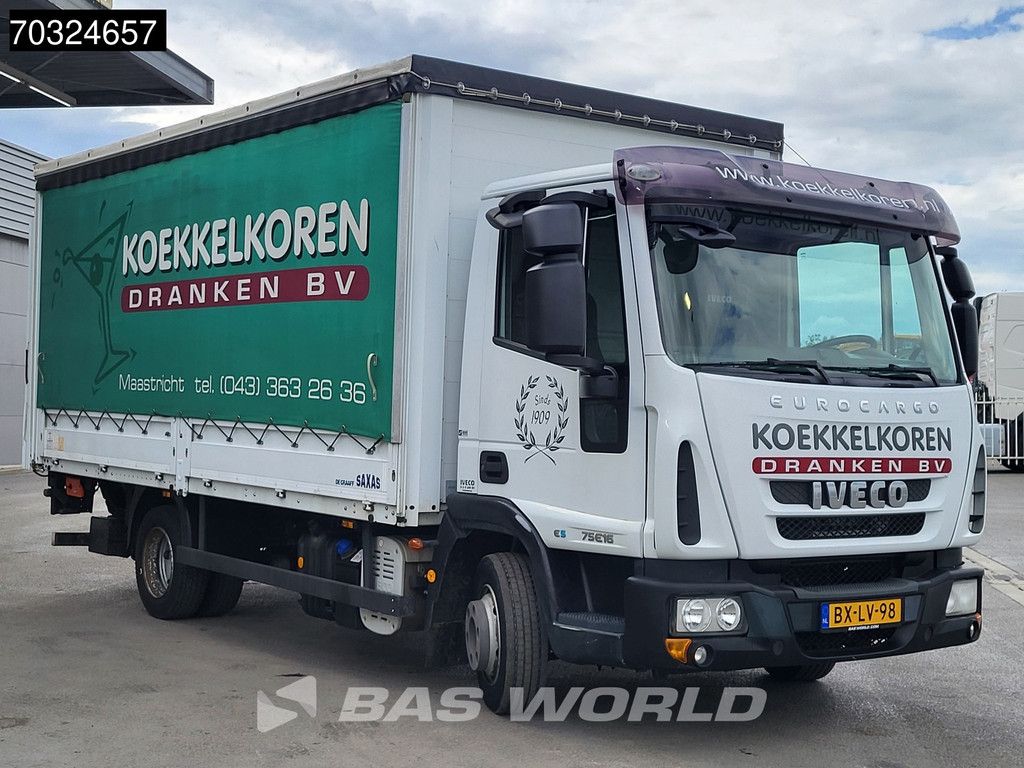 Iveco Eurocargo Eurocargo 75E160 4X2 NL-truck APK 1500kg Ladebordwand Automatic Euro 5