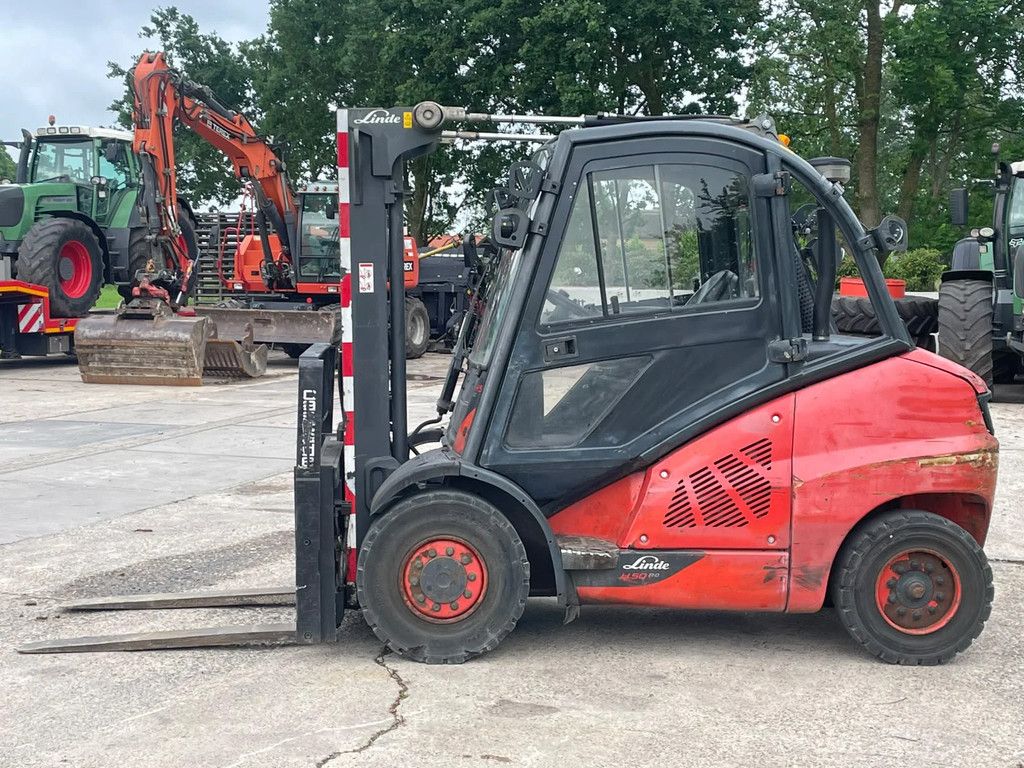 Linde Linde H 50 D diesel side shift vorken versteller