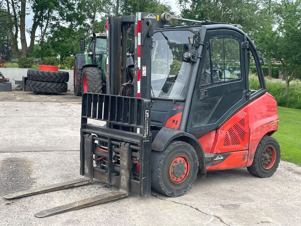 Linde Linde H 50 D diesel side shift vorken versteller