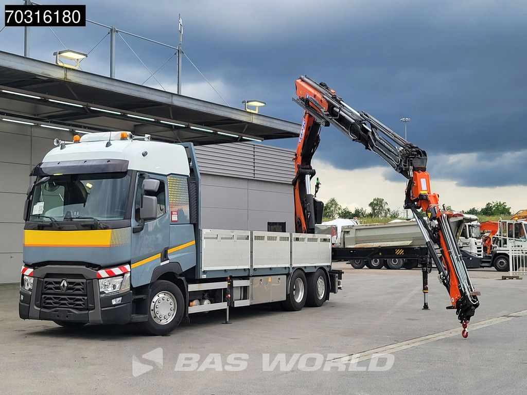 Renault T 460 6X2 EFFER 395/5S + JIB 4S Crane Kran Full Air Suspension Retarder Euro 6