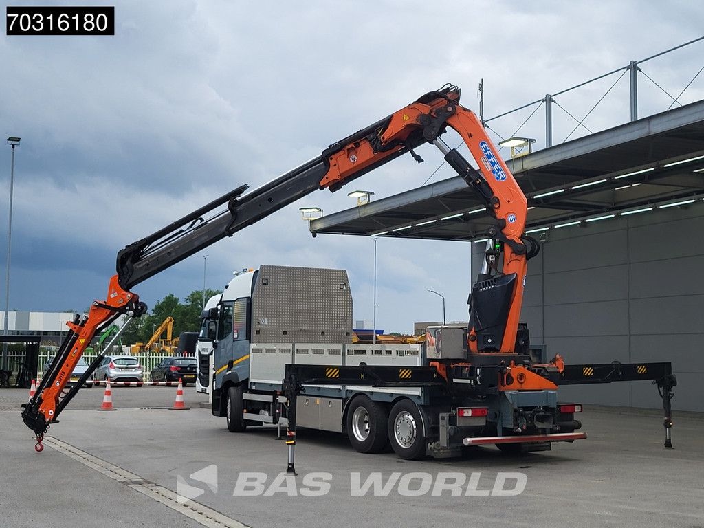 Renault T 460 6X2 EFFER 395/5S + JIB 4S Crane Kran Full Air Suspension Retarder Euro 6