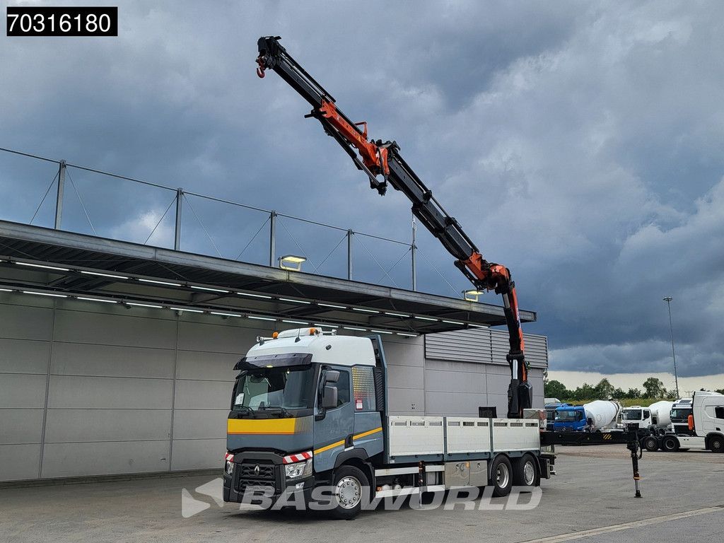 Renault T 460 6X2 EFFER 395/5S + JIB 4S Crane Kran Full Air Suspension Retarder Euro 6