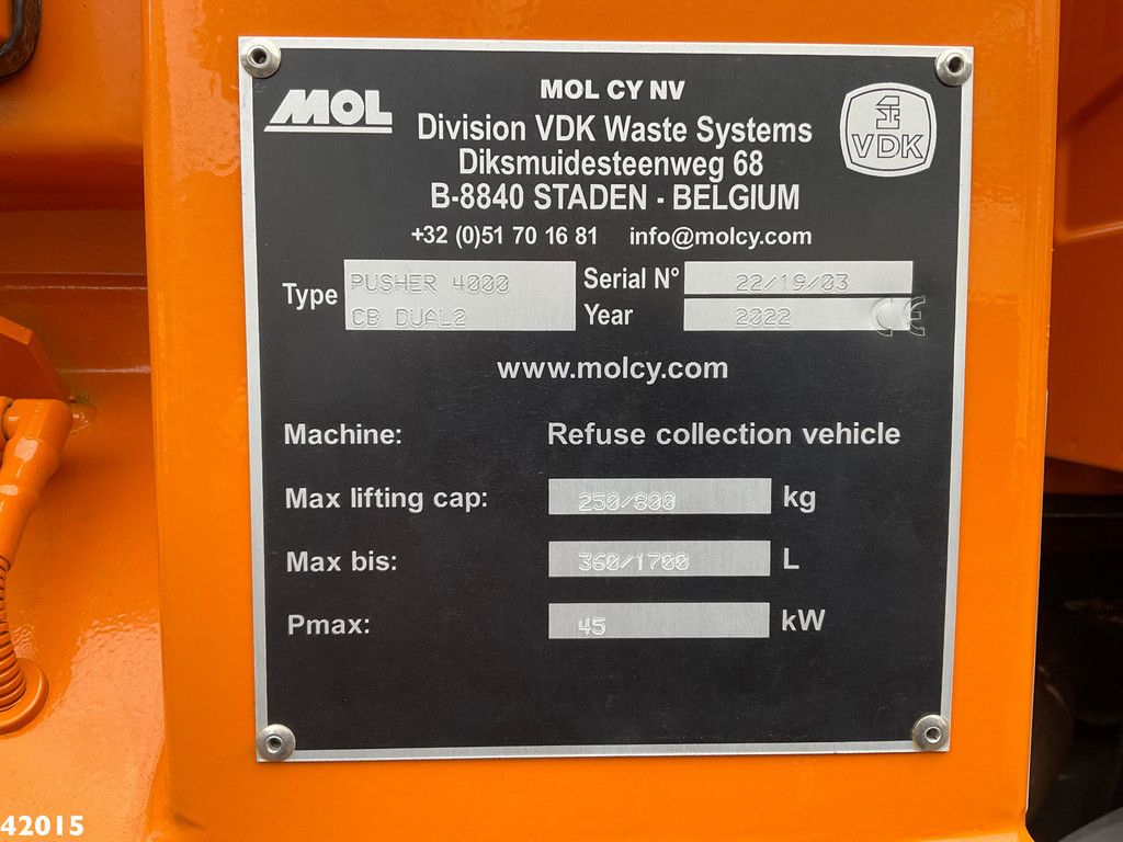 Volvo FM 330 VDK 23m³