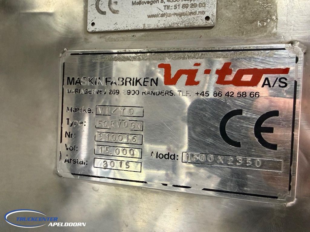 Universal 15000 Liter RVS melktank TC11308-B