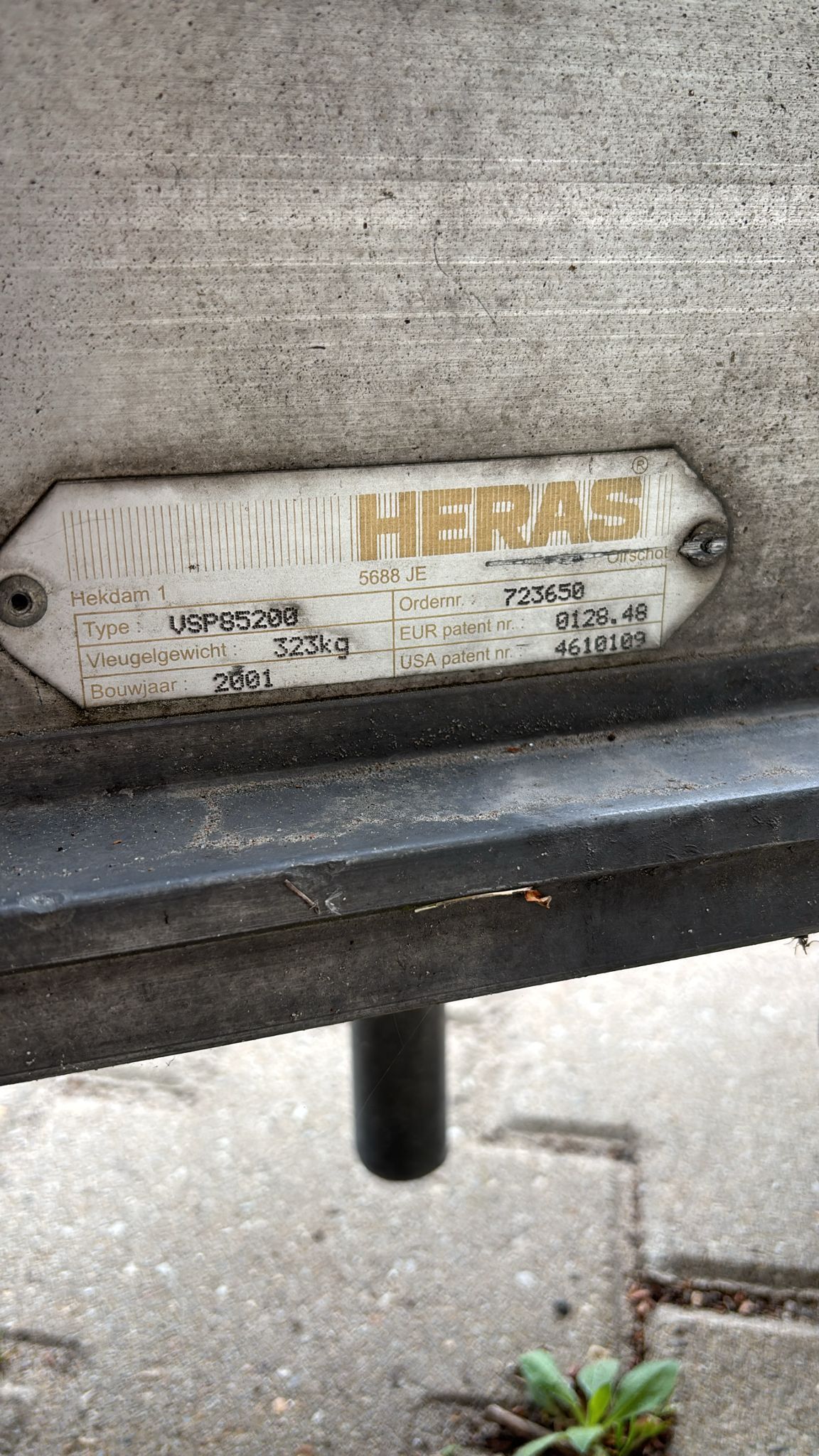 Aangeboden Handbediende Heras Schuifpoort 9 meter