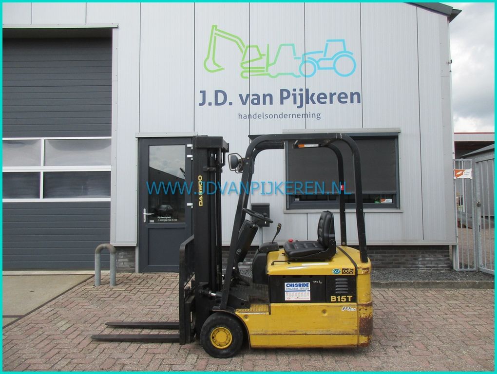 Daewoo B15T-2+ 1.5t electro 2003 3727uur+sideshift+battery73%