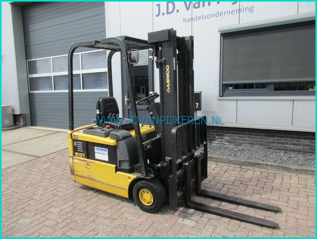 Daewoo B15T-2+ 1.5t electro 2003 3727uur+sideshift+battery73%