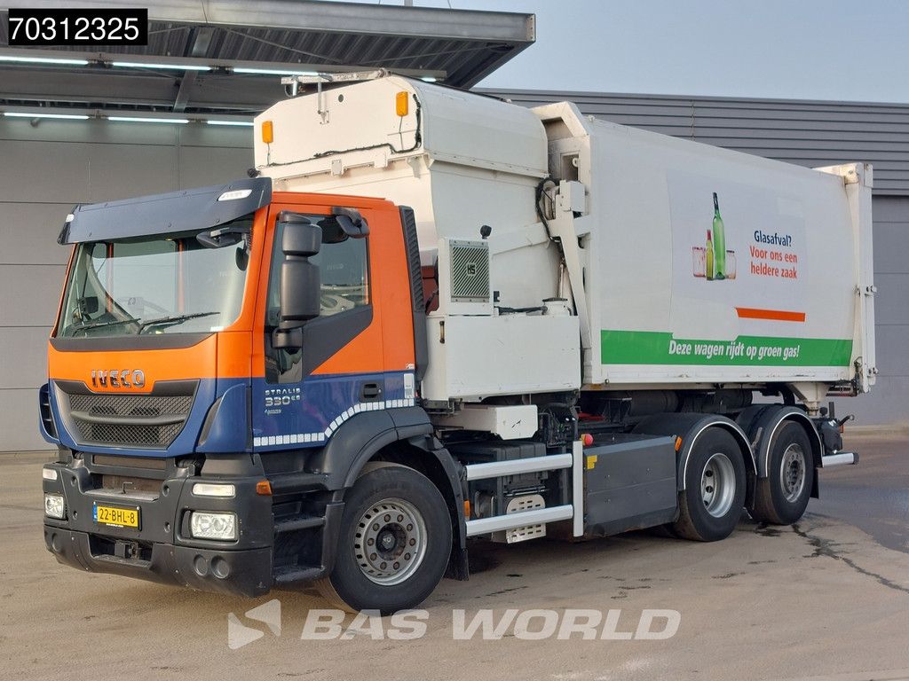 Iveco Stralis Stralis 330 6X2 CNG ENGINE RHD NL-Truck ASF Seitenlader Euro 6