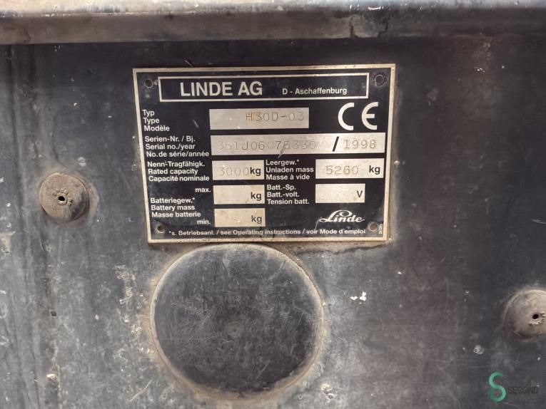 Gabelstapler Diesel Linde H30D (351) 1998