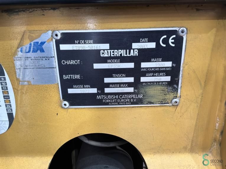 Forklifts Electric Caterpillar EP35K 2003 Triplex