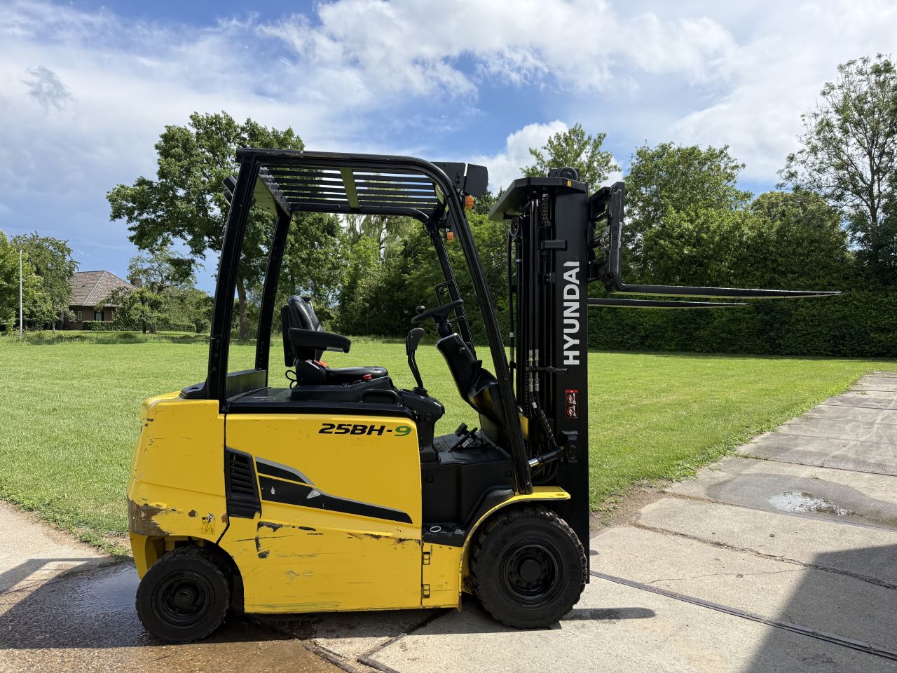Hyundai 2500KG triplo Sideshift vorkversteller 3200uur