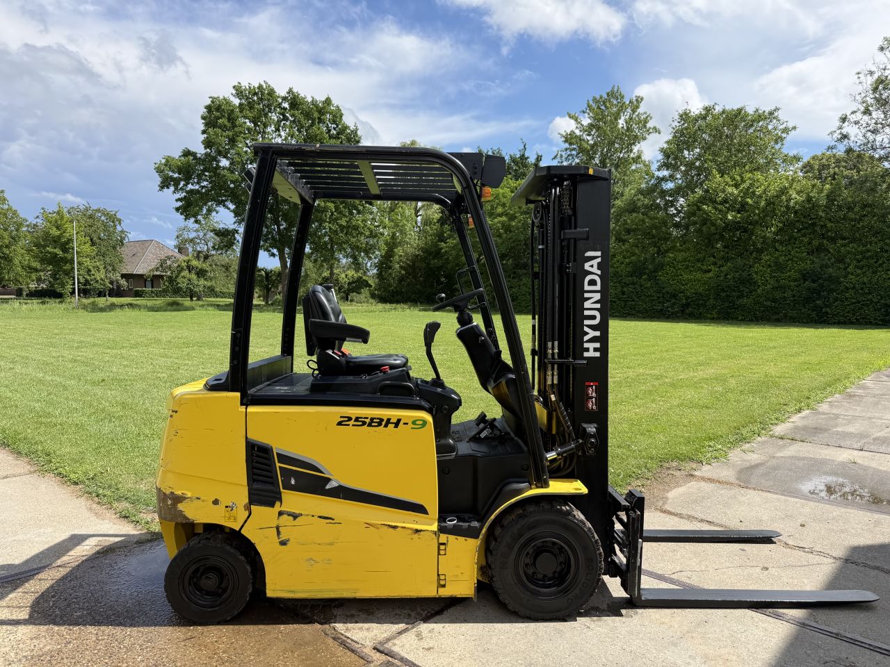 Hyundai 2500KG triplo Sideshift vorkversteller 3200uur