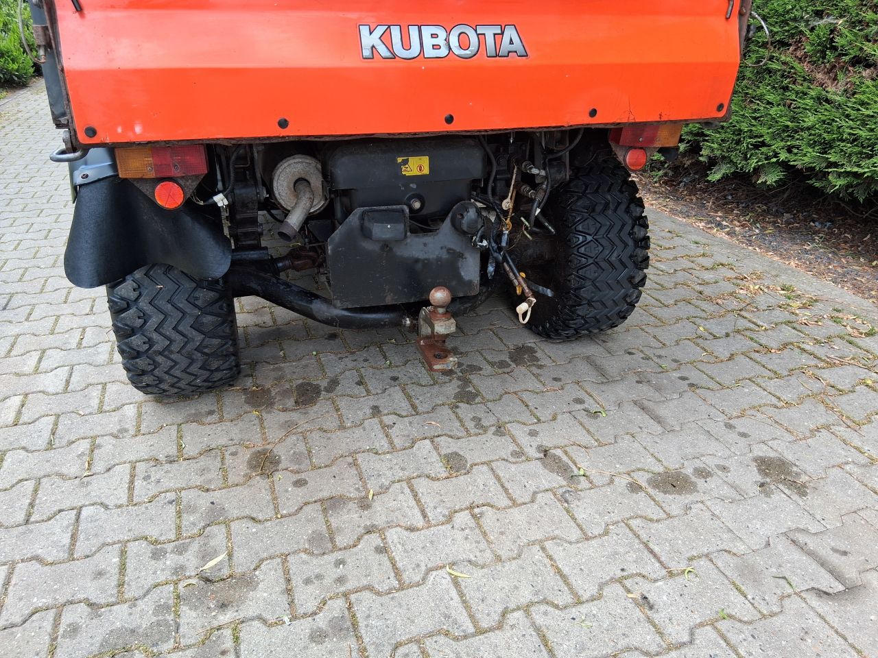 Kubota rtv900, met hydraulische fronthef en kieper