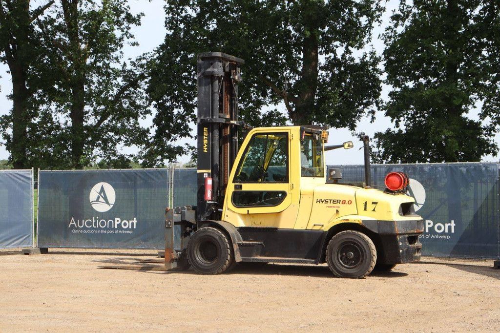 Heftruck Hyster H8.0FT LPG 8000kg 5.46m 2010