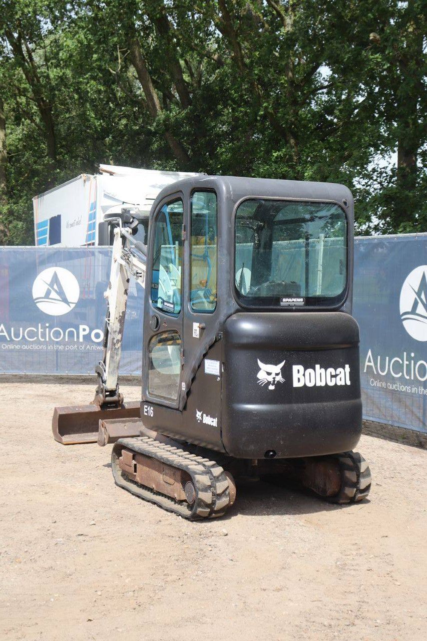 Mini excavator Bobcat E16 Diesel 10kW 2012