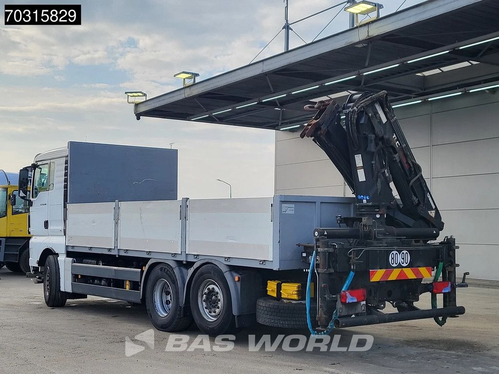 MAN TGX 26.440 6X2 Terex Atlas 125.2-A2 Kran Crane Lift+steering axle Euro 5