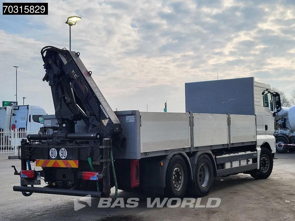MAN TGX 26.440 6X2 Terex Atlas 125.2-A2 Kran Crane Lift+steering axle Euro 5