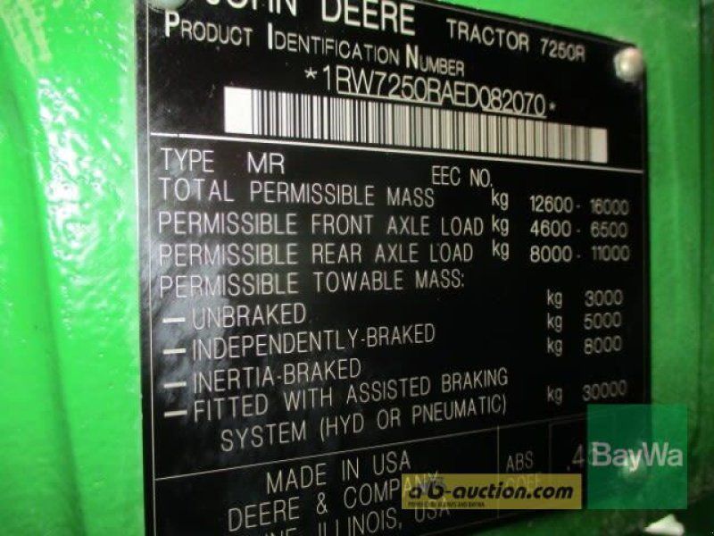 John Deere 7250 R AUTOPOWER   #877