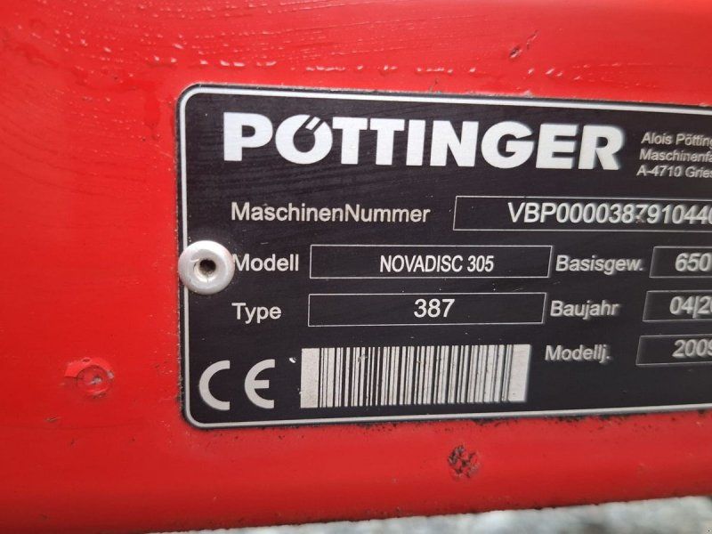 Pöttinger Nova Disc 305