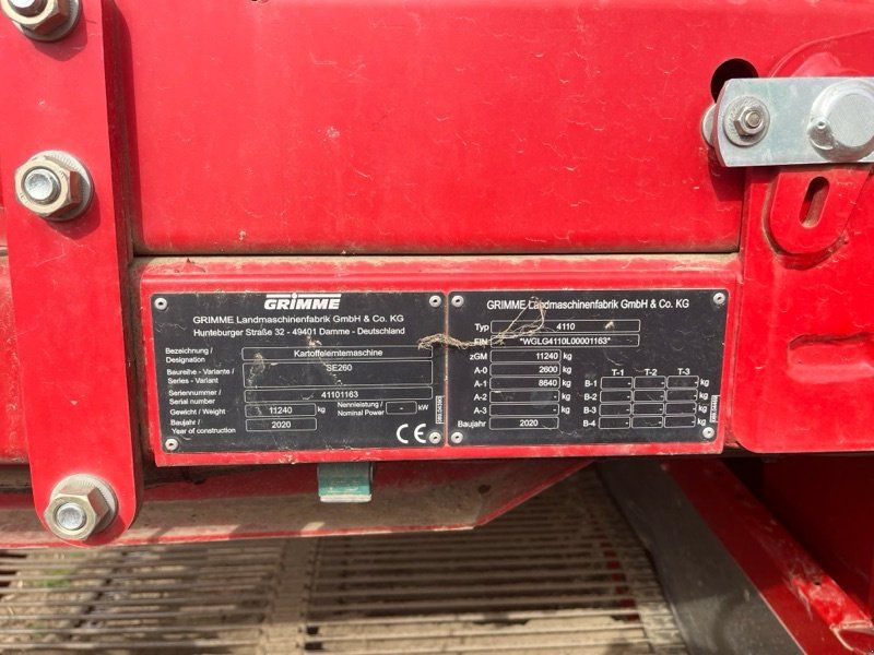Grimme SE 260 UB Nonstop