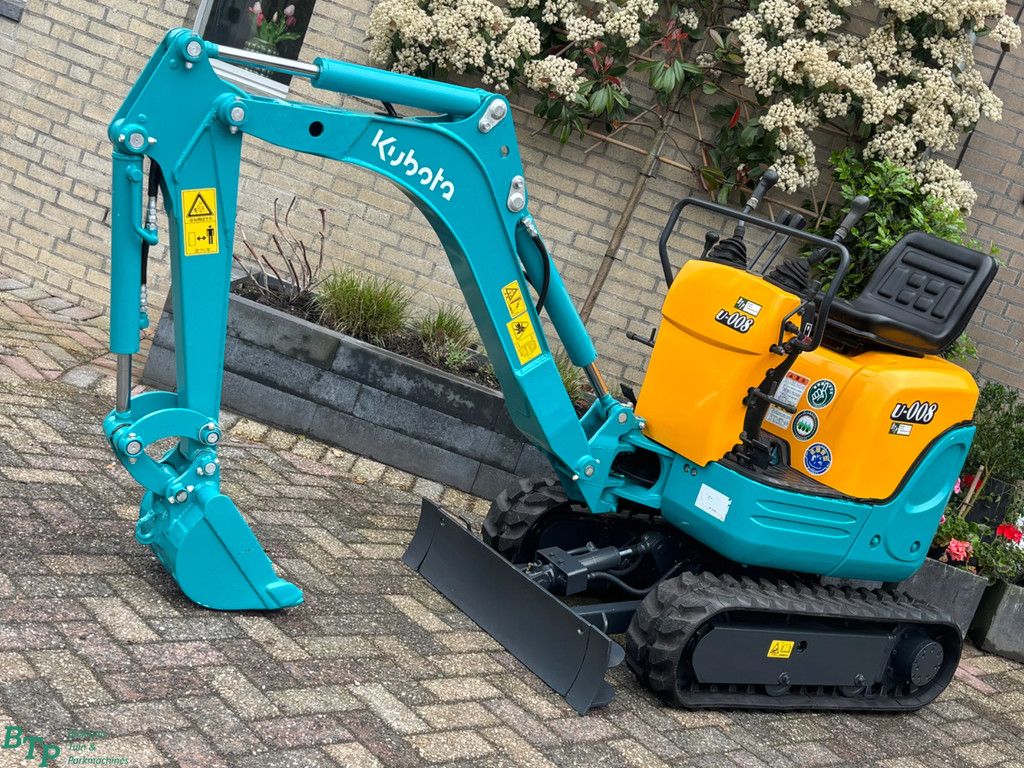 Kubota U-008 gebruikte diesel minigraver 008 381uur