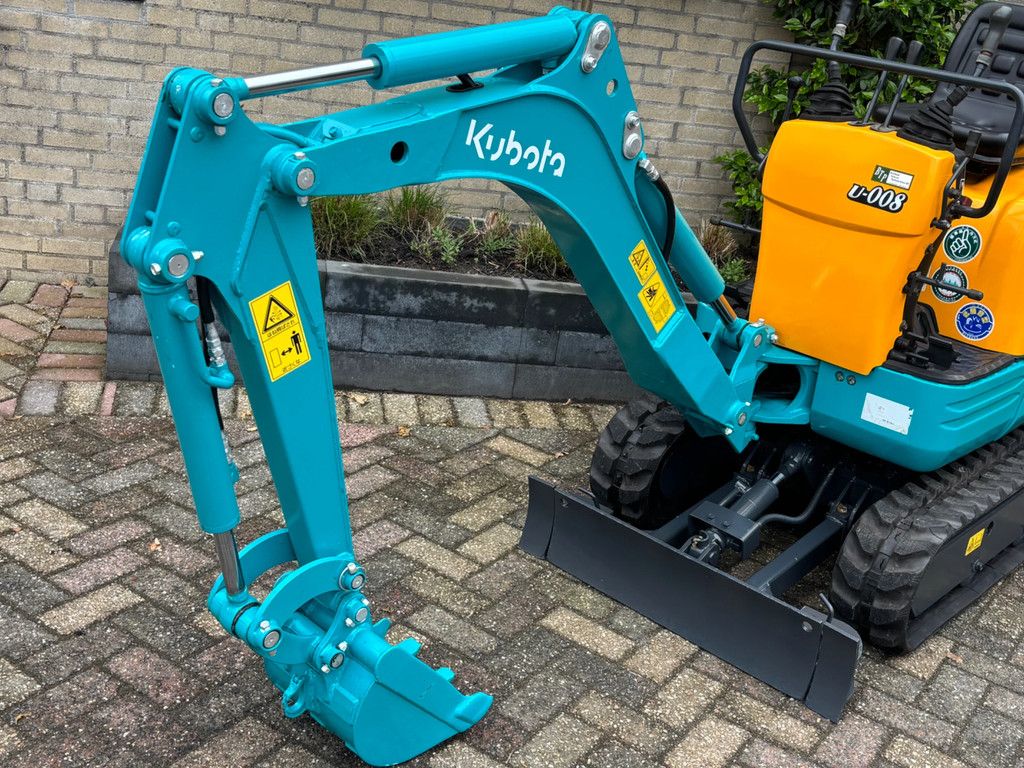 Kubota U-008 gebruikte diesel minigraver 008 381uur