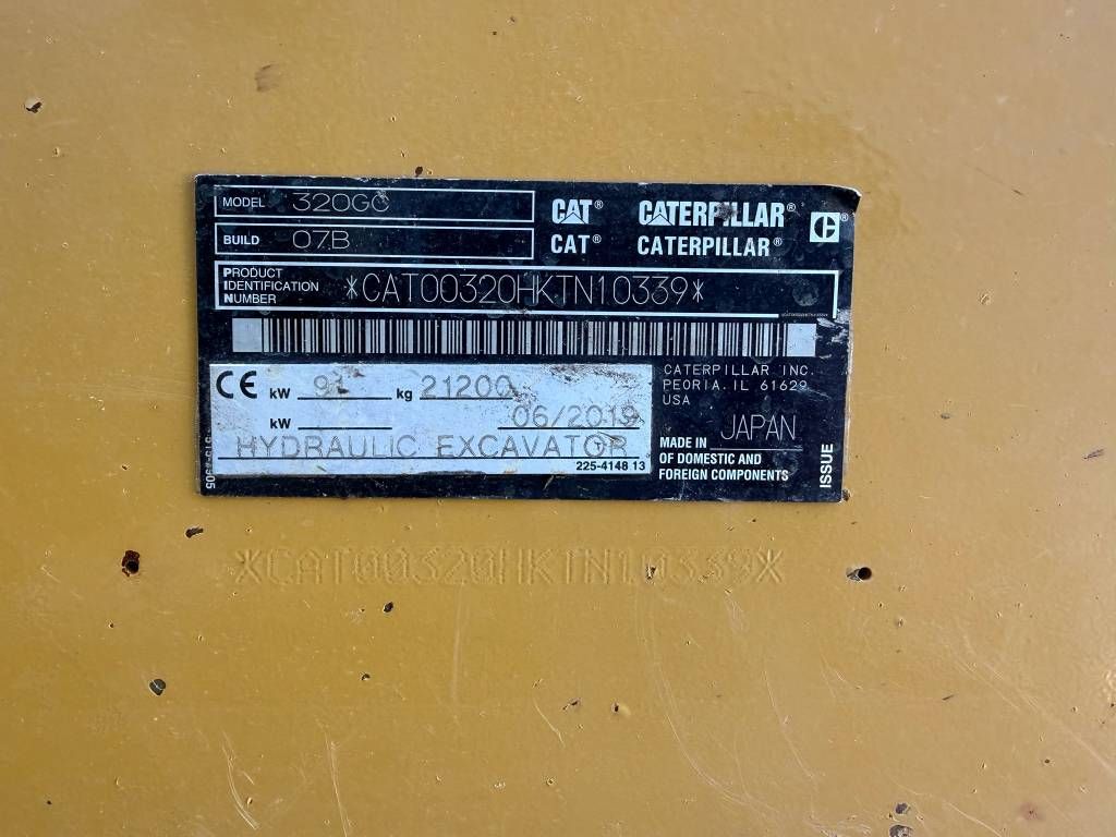 CAT 320GC 07B