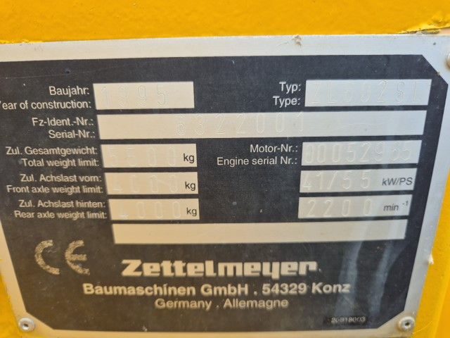 Zettelmeyer 602