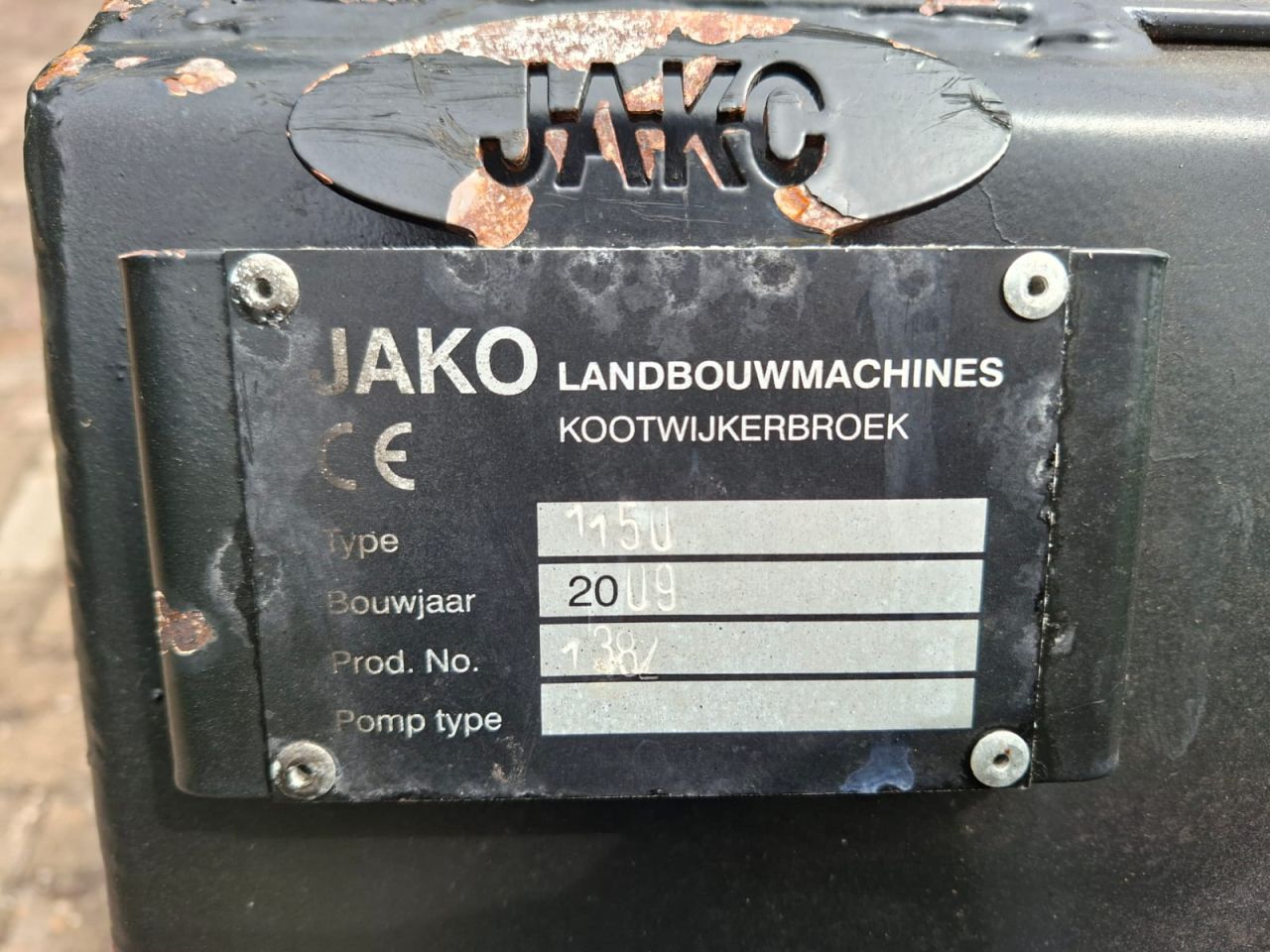 Grondbak Volumebak Puinbak met inlegvel