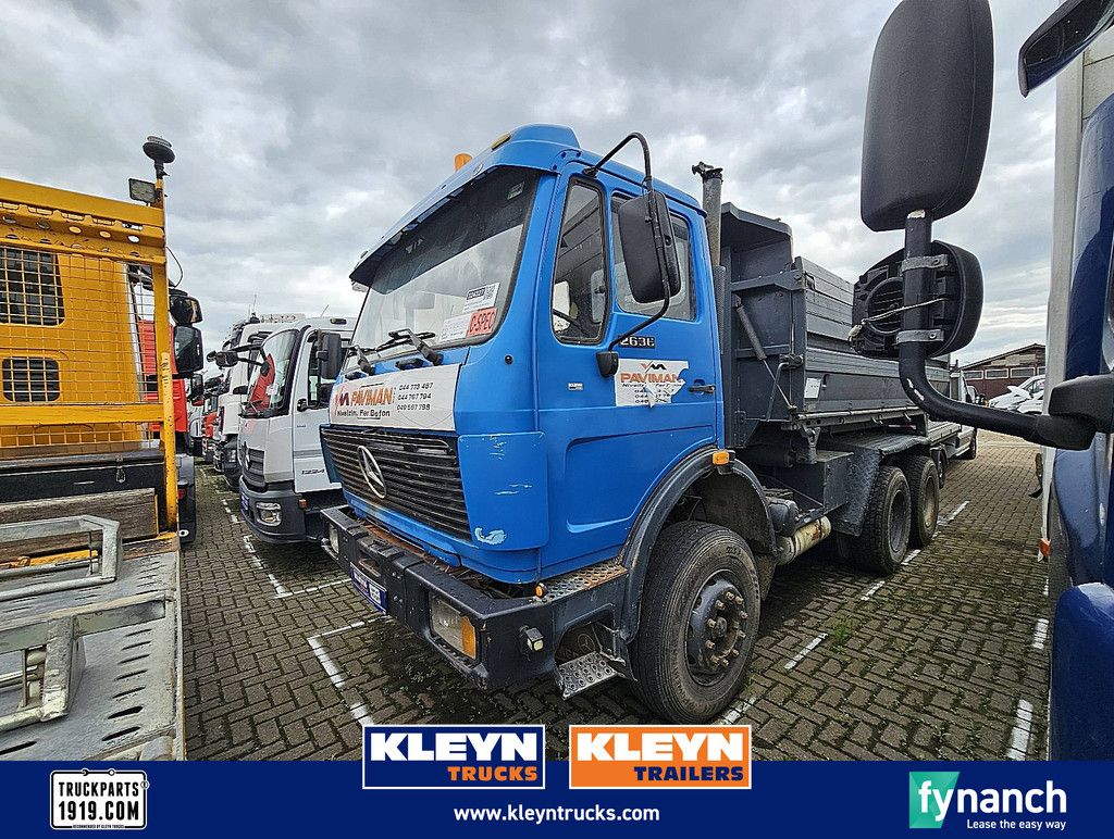 MERCEDES-BENZ 2636 v10 6x4 full steel