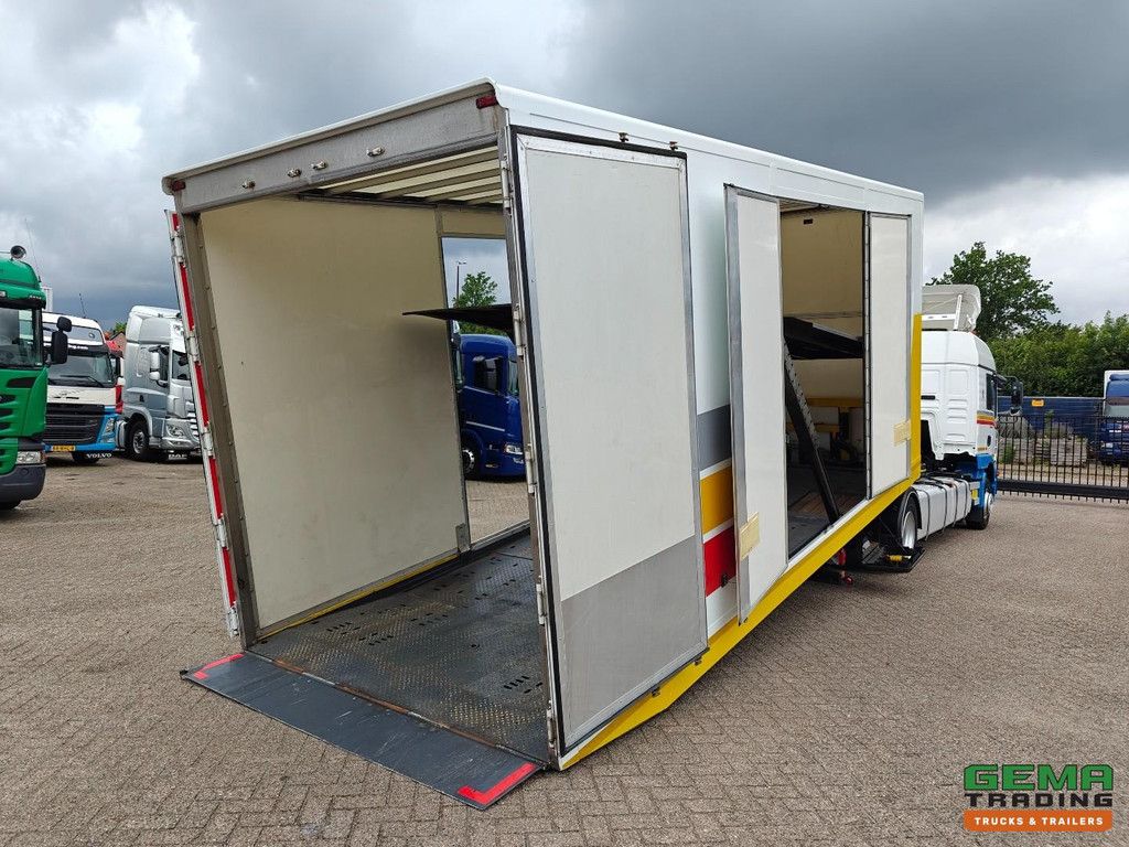 MAN TGM 12.280 4X2 BL 4x2 Schlafkabine Euro4 (6CIL) - Falkom FAS6000 geschlossener Aufbau mit Fernbedienung + 3600 kg Seilwinde - 405.000 km Original - TOP!