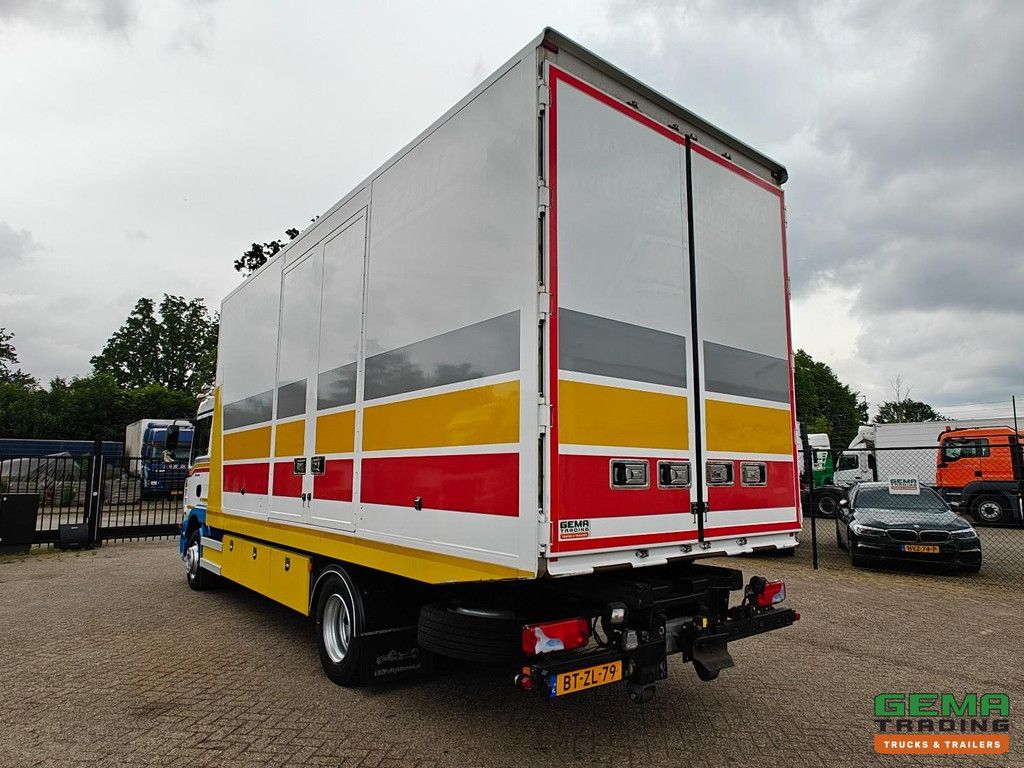 MAN TGM 12.280 4X2 BL 4x2 Schlafkabine Euro4 (6CIL) - Falkom FAS6000 geschlossener Aufbau mit Fernbedienung + 3600 kg Seilwinde - 405.000 km Original - TOP!
