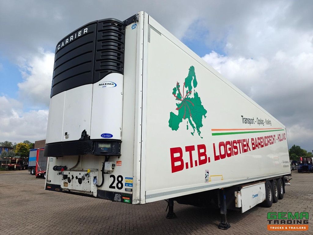 Krone SD Kühl- und Tiefkühltransporte – Carrier Maxima 1300 – SAF-Achsen, Scheibenbremse