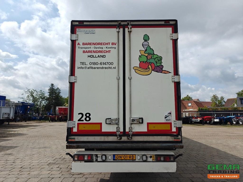 Krone SD Kühl- und Tiefkühltransporte – Carrier Maxima 1300 – SAF-Achsen, Scheibenbremse