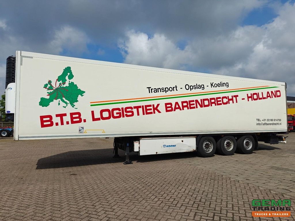 Krone SD Kühl- und Tiefkühltransporte – Carrier Maxima 1300 – SAF-Achsen, Scheibenbremse