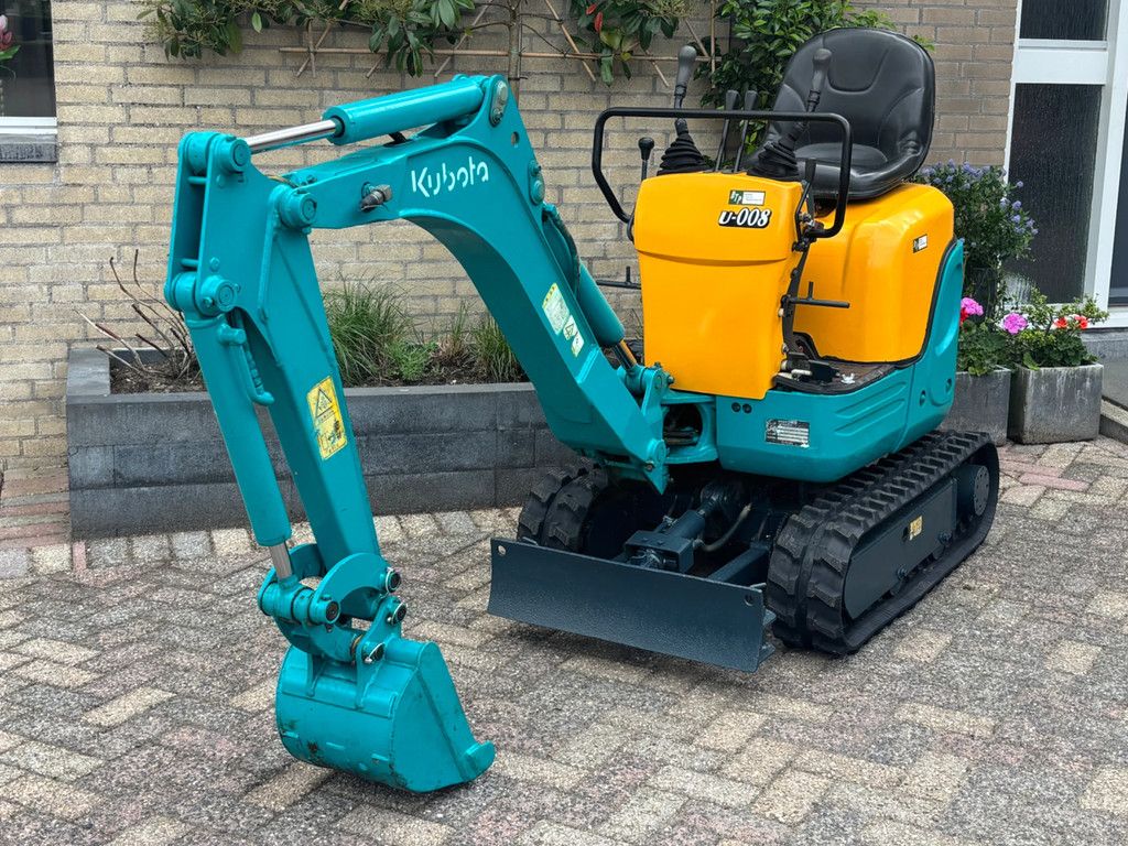 Kubota u-008 u008 gebruikte minigraver graafmachine