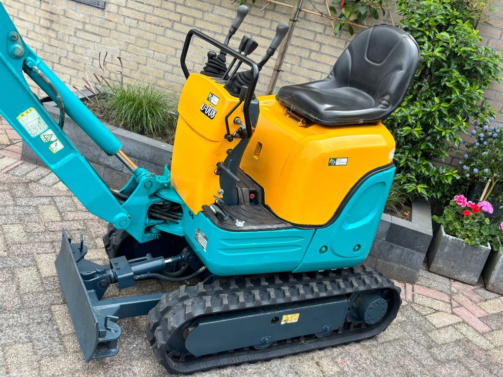 Kubota u-008 u008 gebruikte minigraver graafmachine