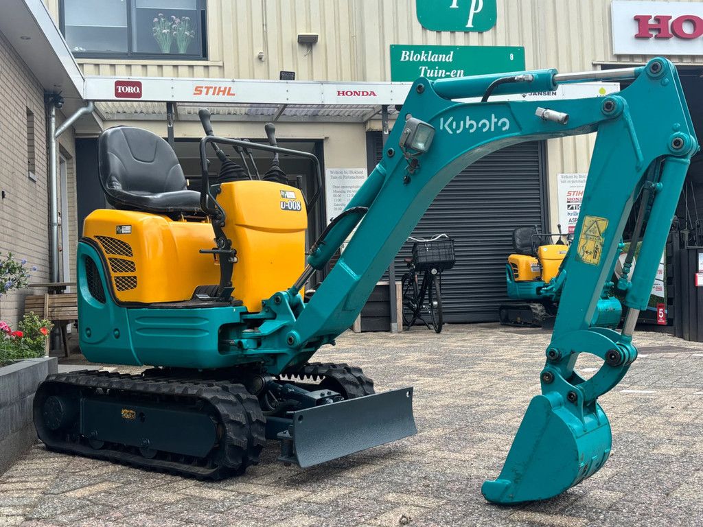 Kubota u-008 u008 gebruikte minigraver graafmachine
