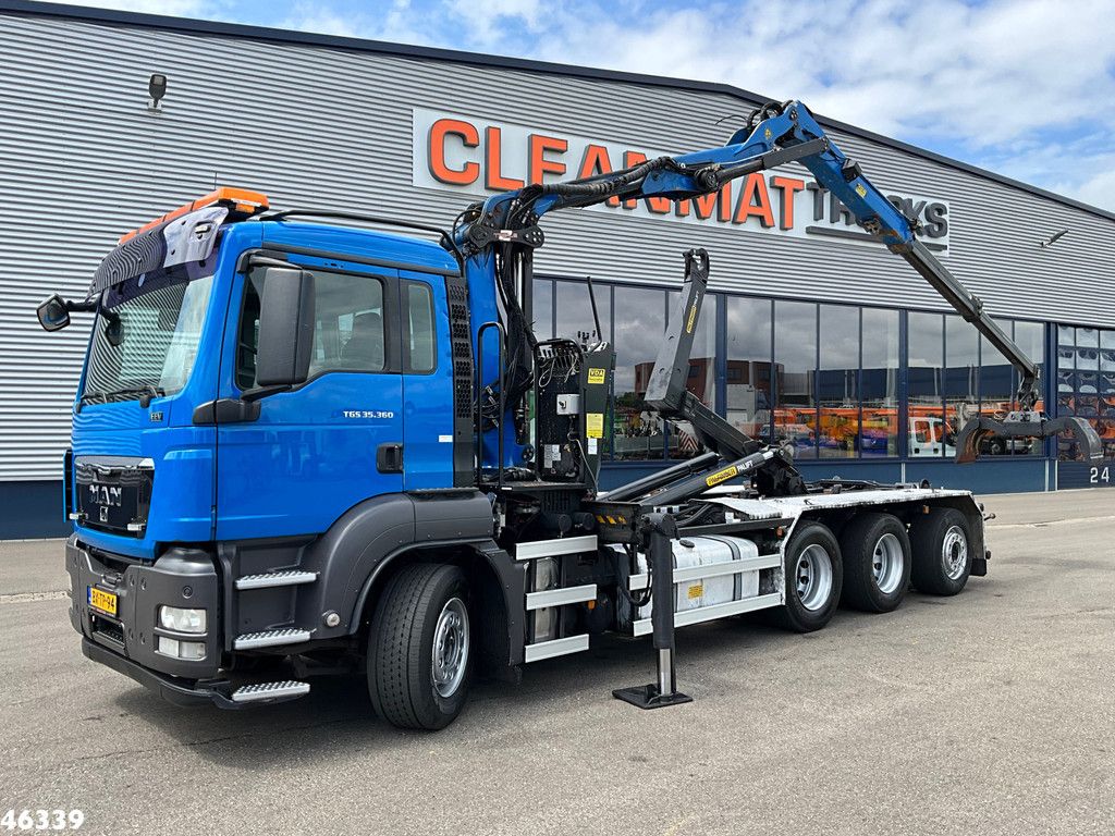 Man TGS 35.360 8x4 Palfinger 17 Tonmeter Z-kraan Just 203.968 km!
