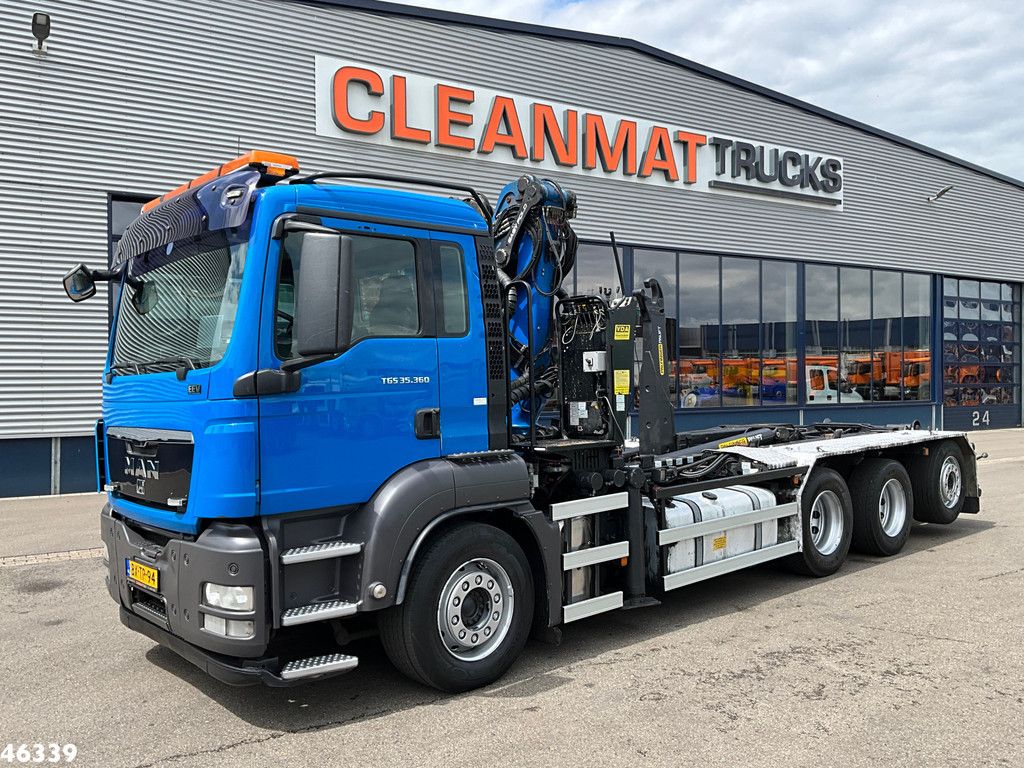 Man TGS 35.360 8x4 Palfinger 17 Tonmeter Z-kraan Just 203.968 km!